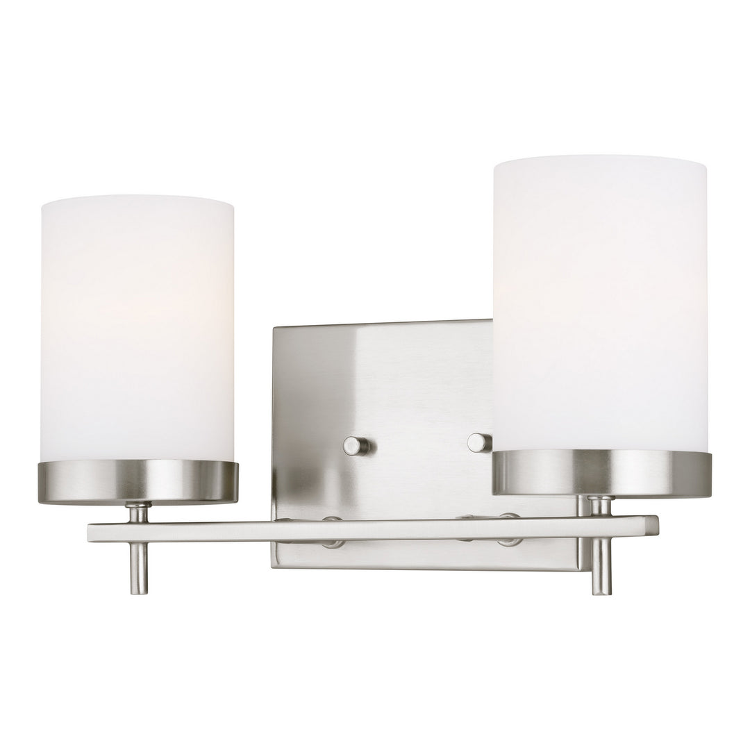 Visual Comfort Studio Canada - 4490302EN3-962 - Two Light Wall / Bath - Zire - Brushed Nickel