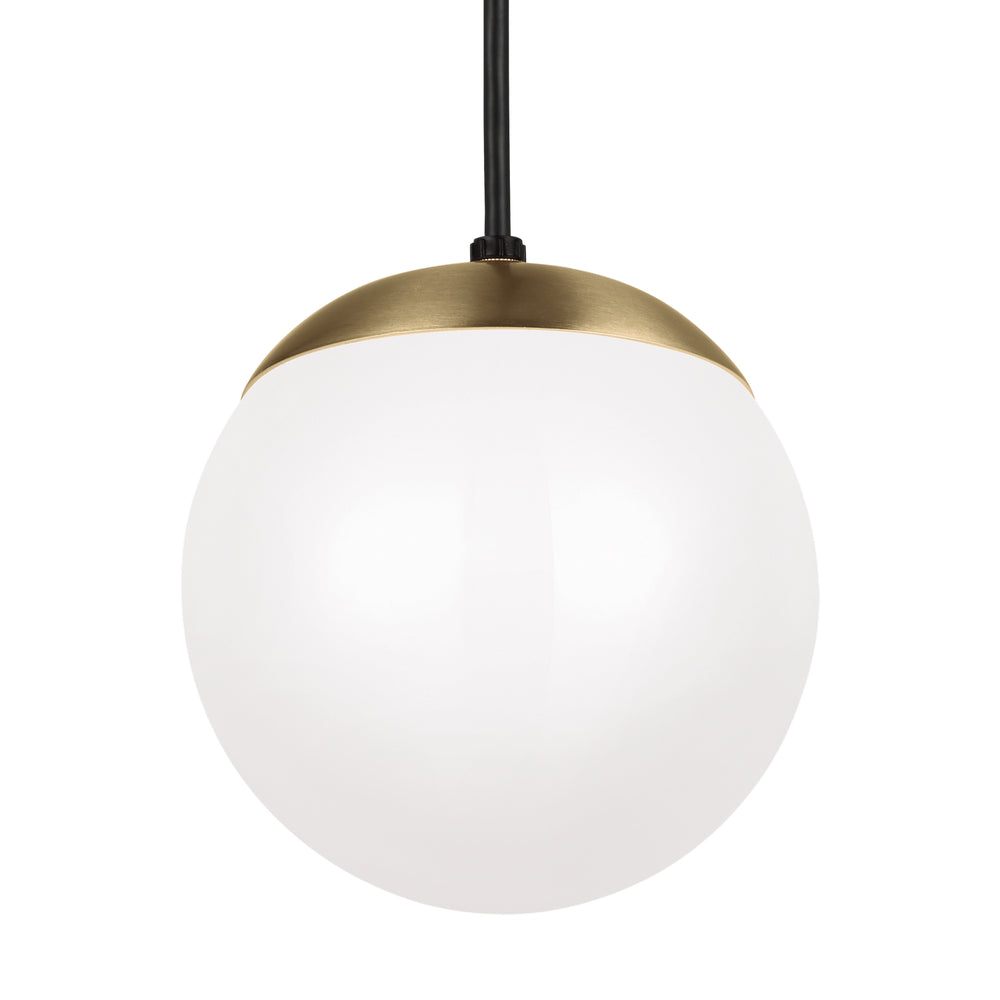 Visual Comfort Studio Canada - 6018-848 - One Light Pendant - Leo - Hanging Globe - Satin Brass