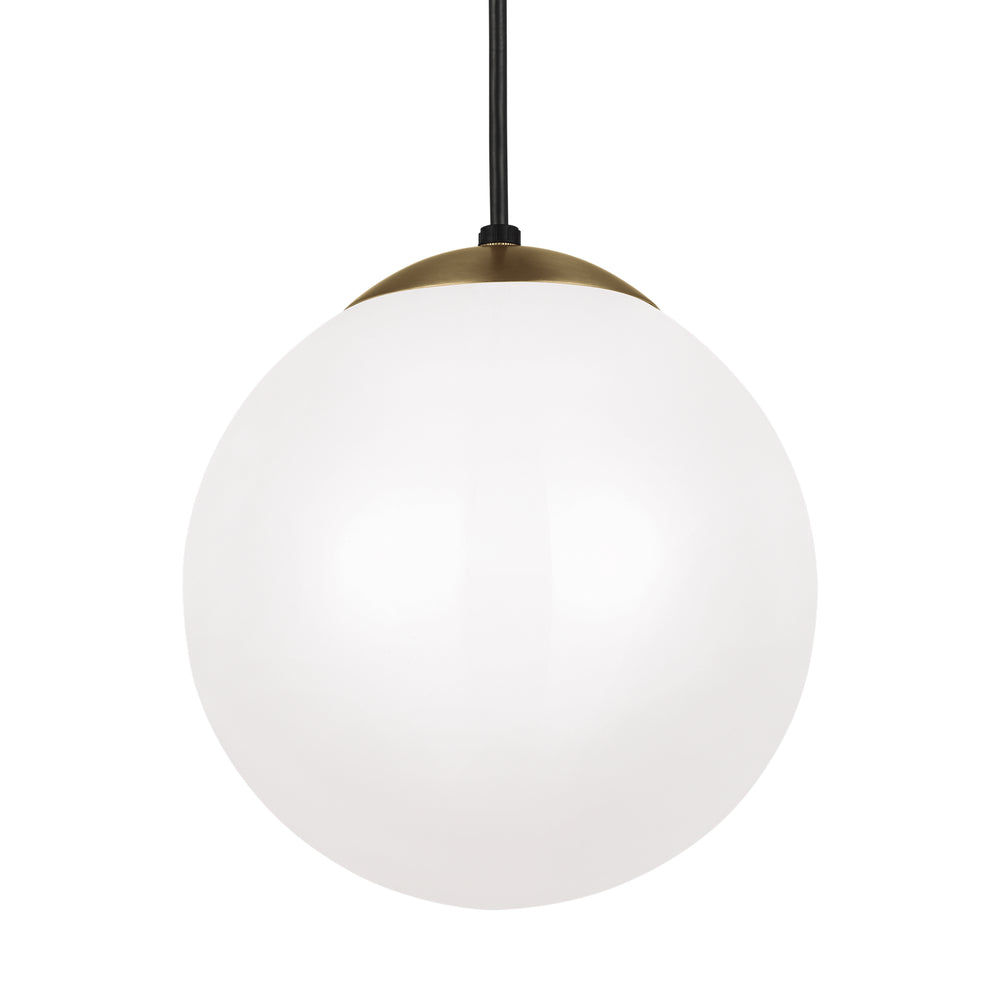 Visual Comfort Studio Canada - 6020-848 - One Light Pendant - Leo - Hanging Globe - Satin Brass