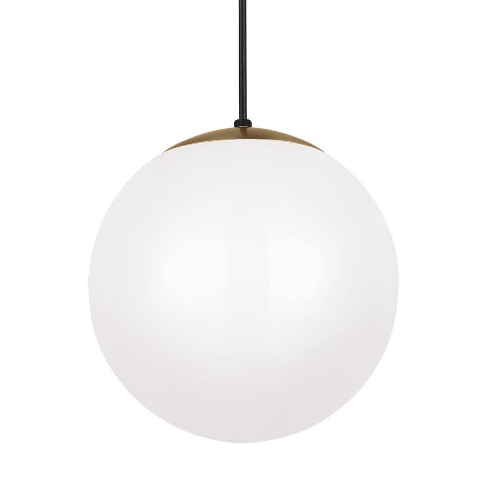 Visual Comfort Studio Canada - 6022EN3-848 - One Light Pendant - Leo - Hanging Globe - Satin Brass