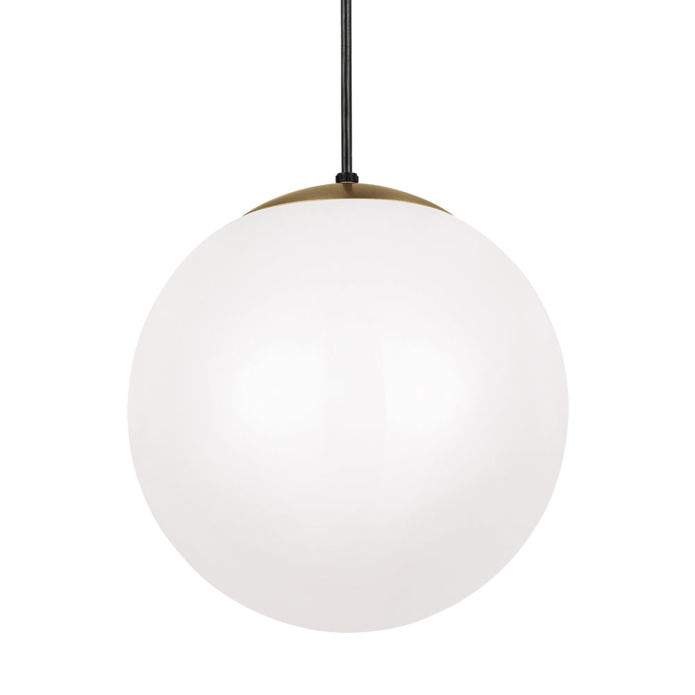 Visual Comfort Studio Canada - 6024EN3-848 - One Light Pendant - Leo - Hanging Globe - Satin Brass