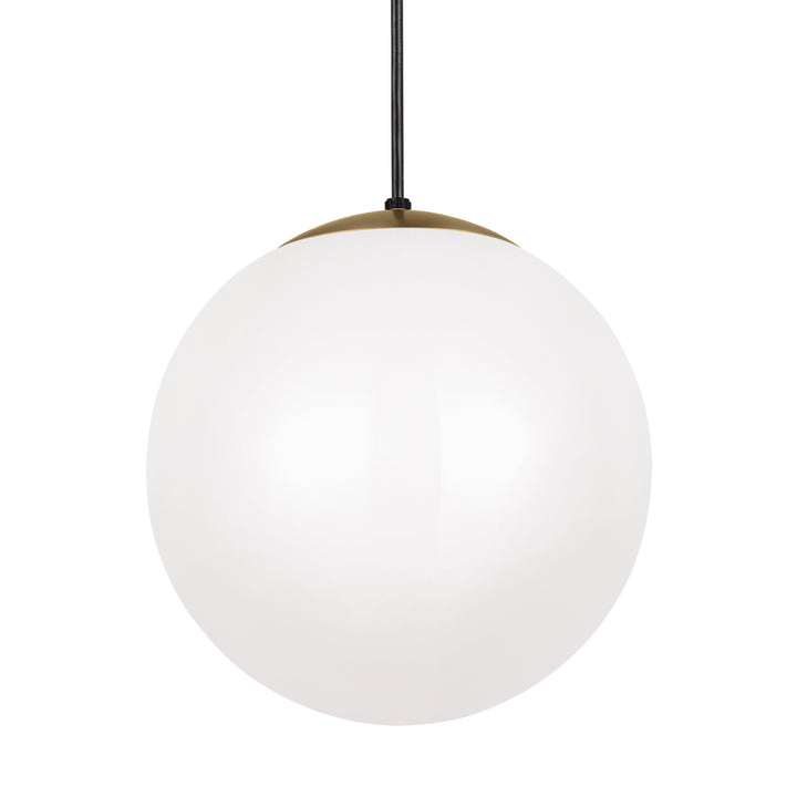 Visual Comfort Studio Canada - 6024EN3-848 - One Light Pendant - Leo - Hanging Globe - Satin Brass