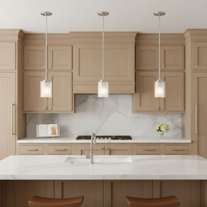 Generation Lighting Canada - 6137301-962 - One Light Mini-Pendant - Elmwood Park - Brushed Nickel