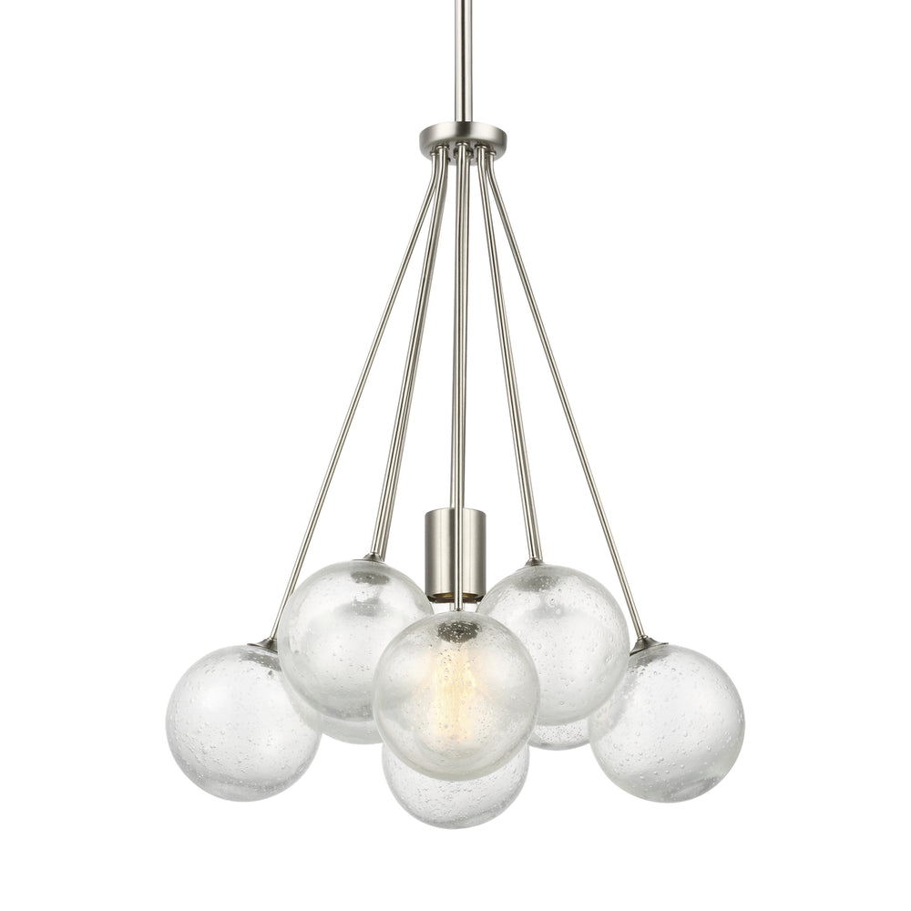 Visual Comfort Studio Canada - 6514301-962 - One Light Pendant - Bronzeville - Brushed Nickel