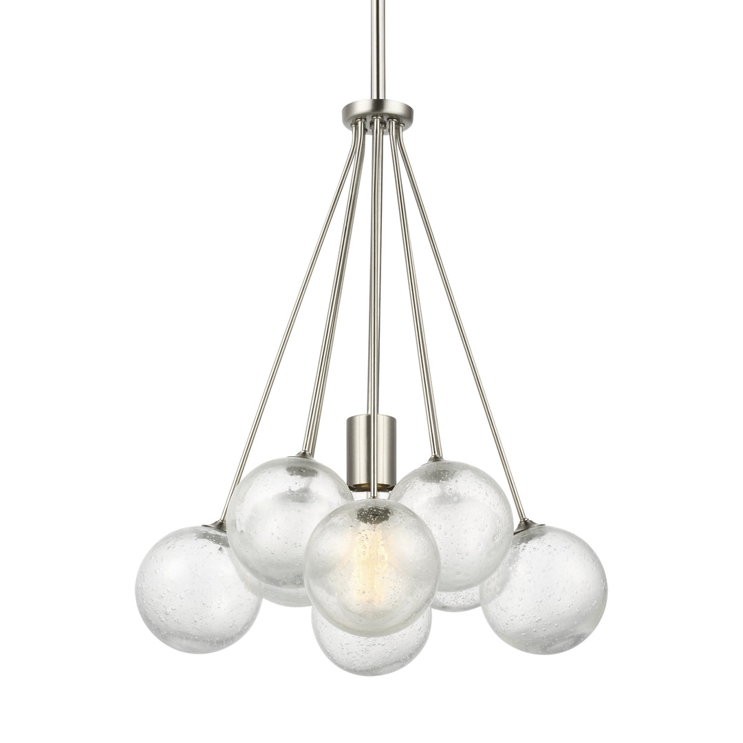 Visual Comfort Studio Canada - 6514301-962 - One Light Pendant - Bronzeville - Brushed Nickel