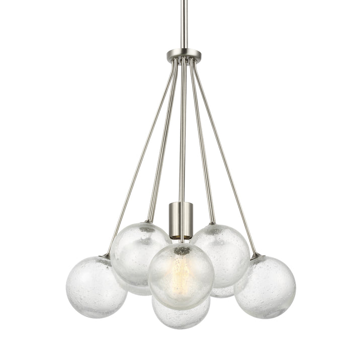 Visual Comfort Studio Canada - 6514301-962 - One Light Pendant - Bronzeville - Brushed Nickel