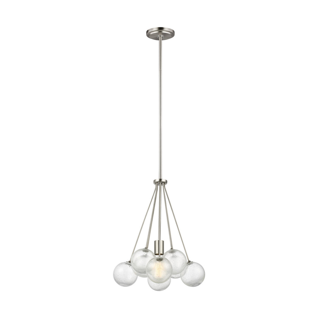 Bronzeville One Light Pendant in Brushed Nickel - available from The Lighting Shoppe, trusted by Canadian homeowners