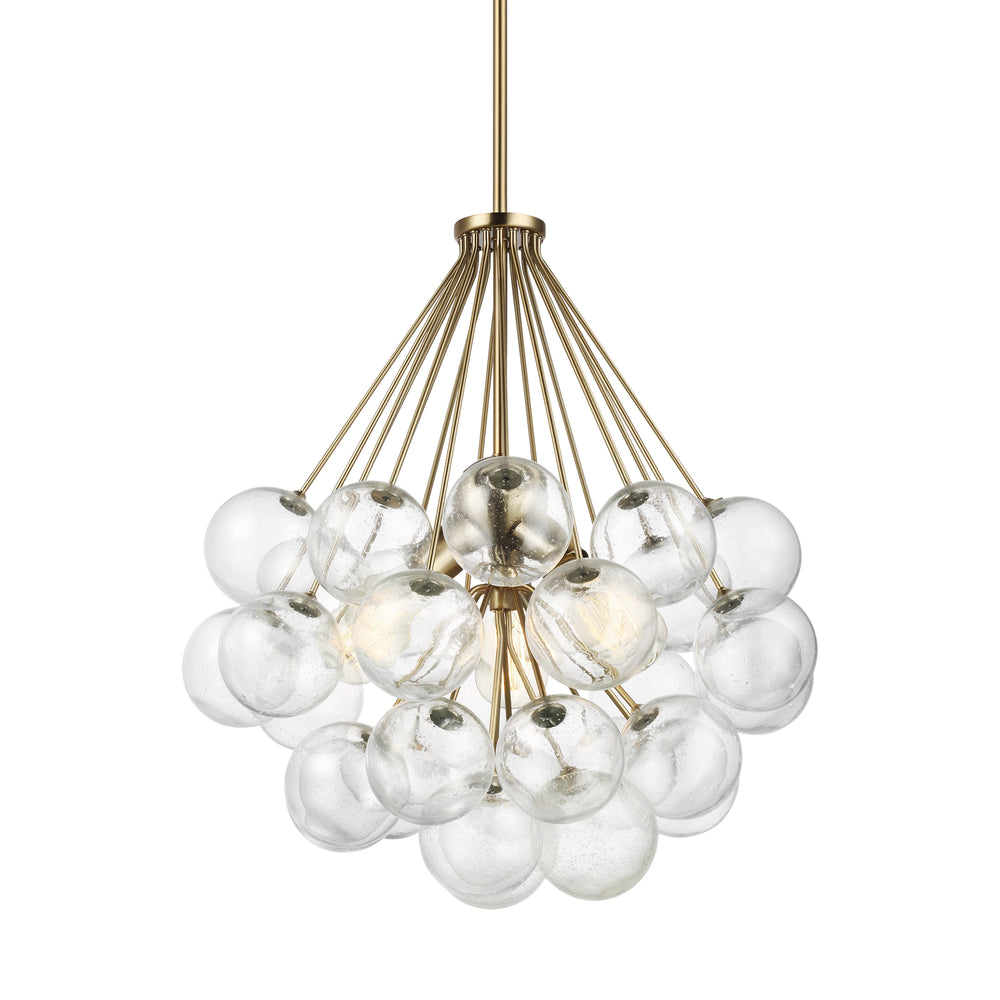 Visual Comfort Studio Canada - 6514303-848 - Three Light Pendant - Bronzeville - Satin Brass