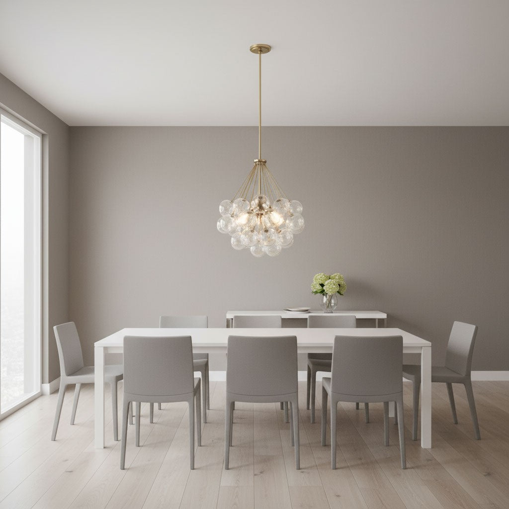 Visual Comfort Studio Canada - 6514303-848 - Three Light Pendant - Bronzeville - Satin Brass