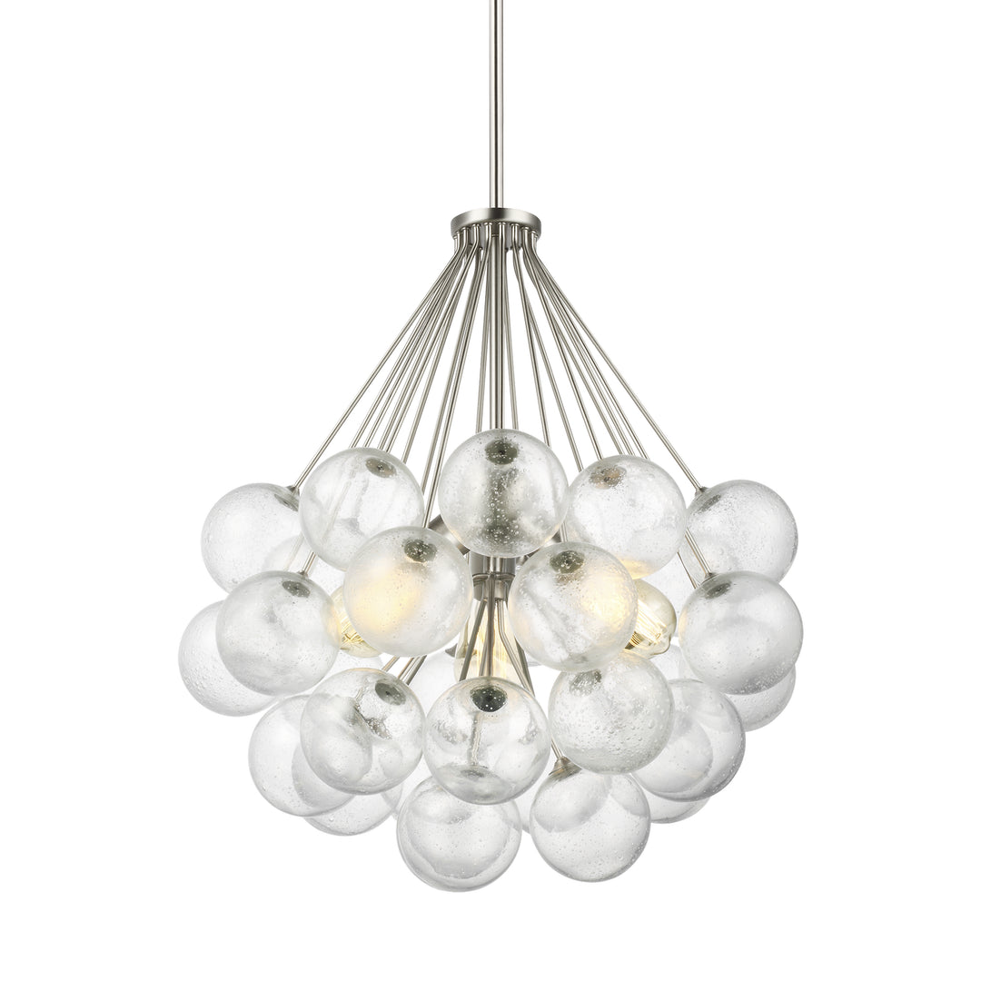 Visual Comfort Studio Canada - 6514303-962 - Three Light Pendant - Bronzeville - Brushed Nickel