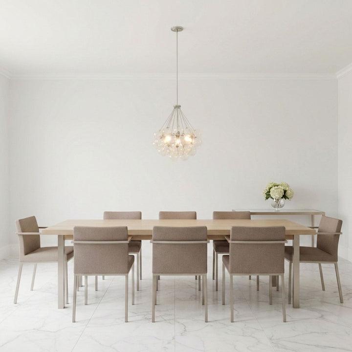 Visual Comfort Studio Canada - 6514303-962 - Three Light Pendant - Bronzeville - Brushed Nickel