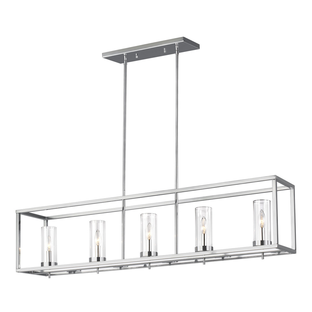 Visual Comfort Studio Canada - 6690305EN-05 - Five Light Island Pendant - Zire - Chrome