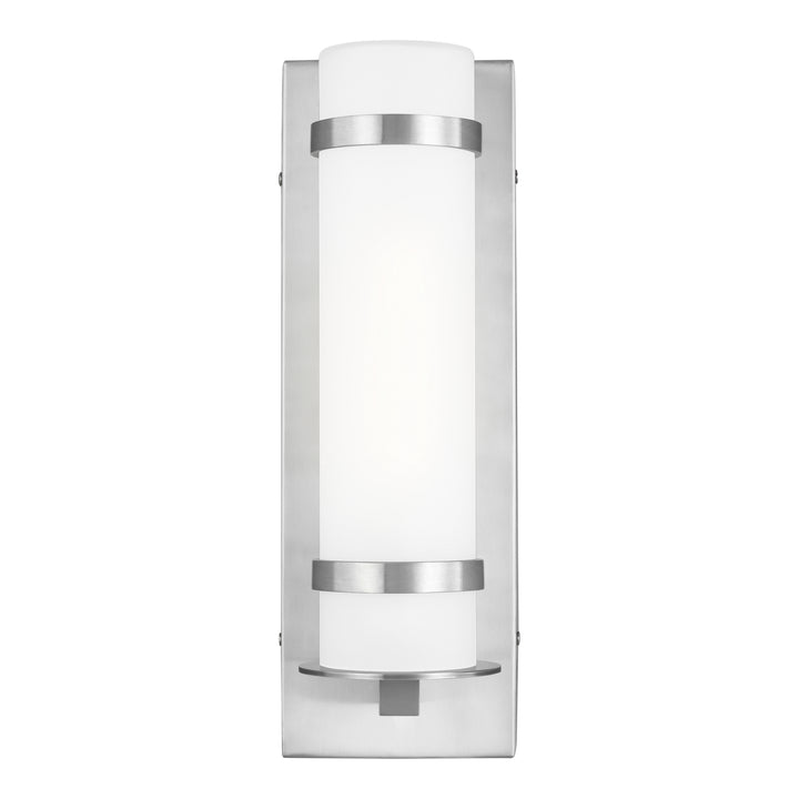 Generation Lighting Canada - 8518301-04 - One Light Outdoor Wall Lantern - Alban - Satin Aluminum