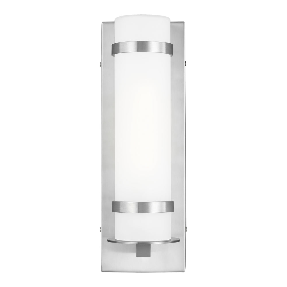 Generation Lighting Canada - 8518301EN3-04 - One Light Outdoor Wall Lantern - Alban - Satin Aluminum