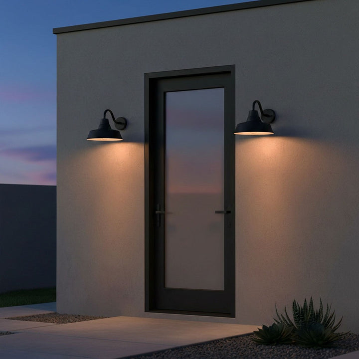 Visual Comfort Studio Canada - 8637401-12 - One Light Outdoor Wall Lantern - Barn Light - Black