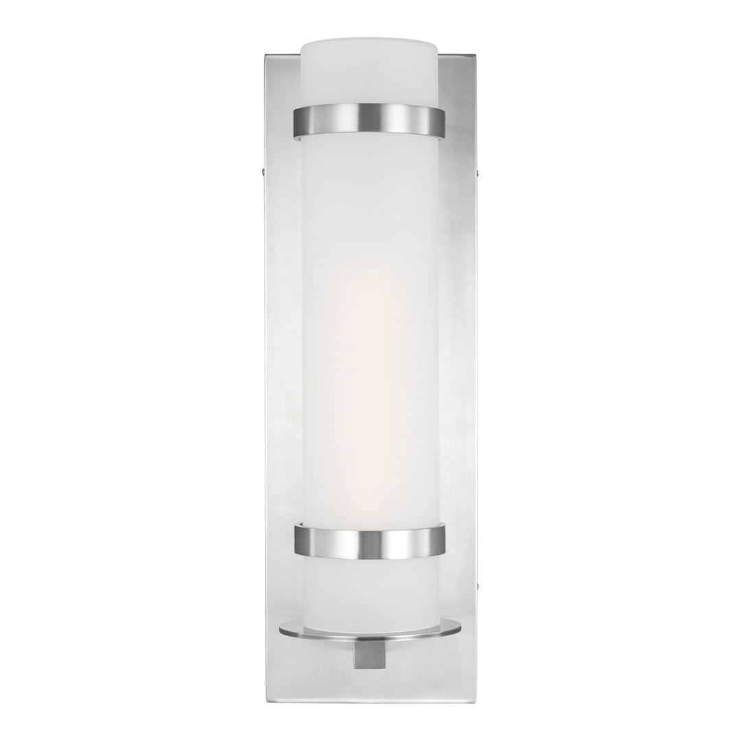 Generation Lighting Canada - 8718301-04 - One Light Outdoor Wall Lantern - Alban - Satin Aluminum