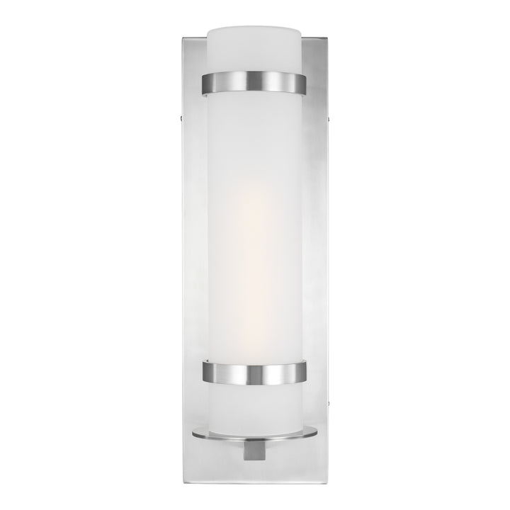 Generation Lighting Canada - 8718301-04 - One Light Outdoor Wall Lantern - Alban - Satin Aluminum