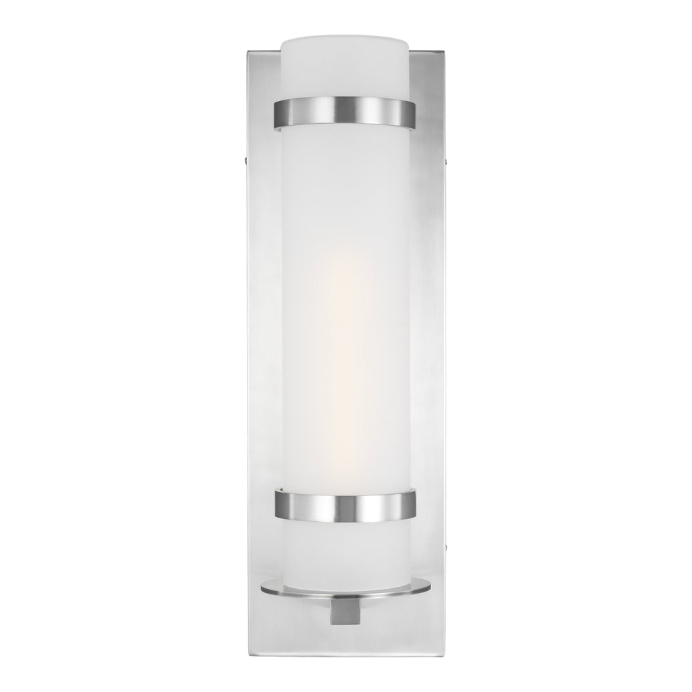 Generation Lighting Canada - 8718301EN3-04 - One Light Outdoor Wall Lantern - Alban - Satin Aluminum