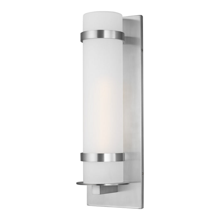 Generation Lighting Canada - 8718301EN3-04 - One Light Outdoor Wall Lantern - Alban - Satin Aluminum