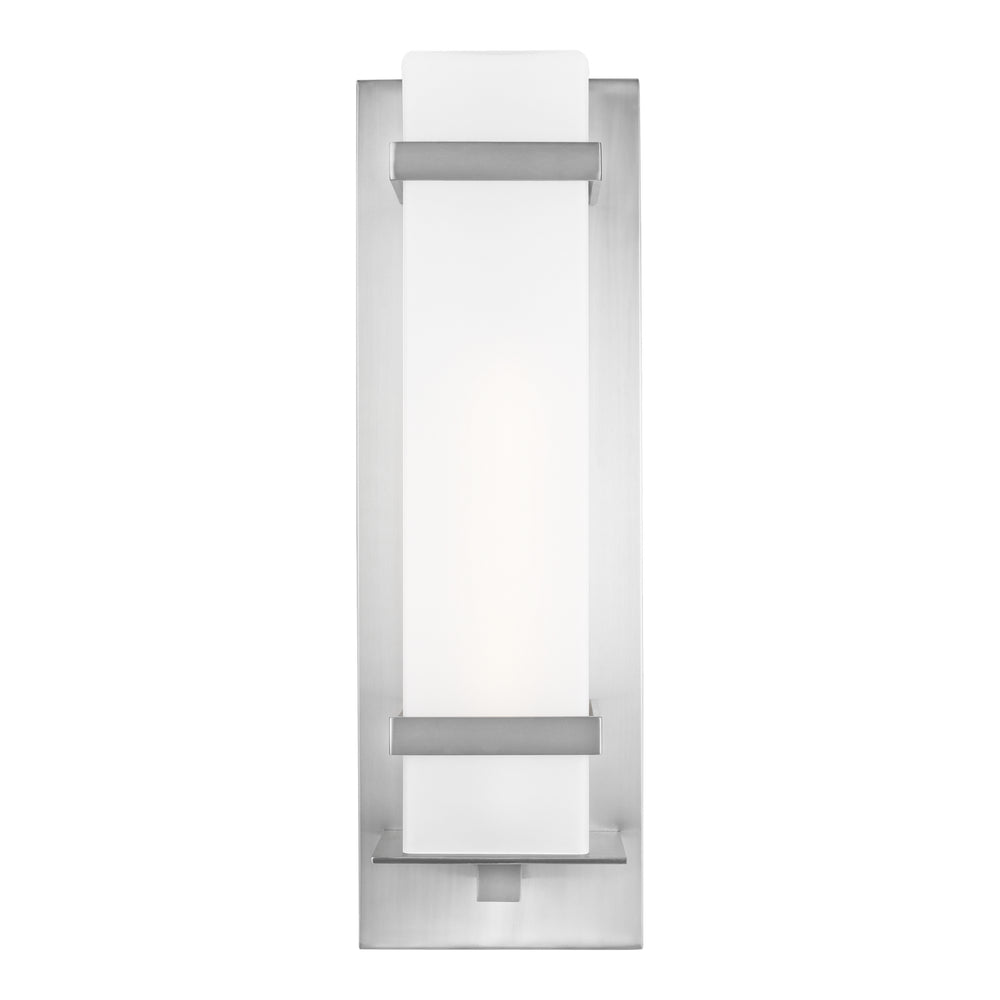 Generation Lighting Canada - 8720701EN3-04 - One Light Outdoor Wall Lantern - Alban - Satin Aluminum