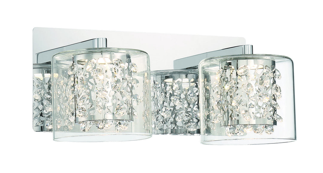Wild Gems LED Bath in Chrome - available from The Lighting Shoppe, trusted by Canadian homeowners