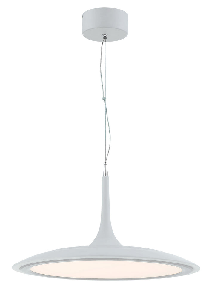 Hover LED Pendant in Matte White - available from The Lighting Shoppe, trusted by Canadian homeowners
