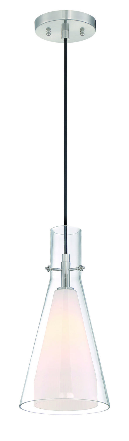 Taper One Light Pendant in Brushed Nickel - available from The Lighting Shoppe, trusted by Canadian homeowners