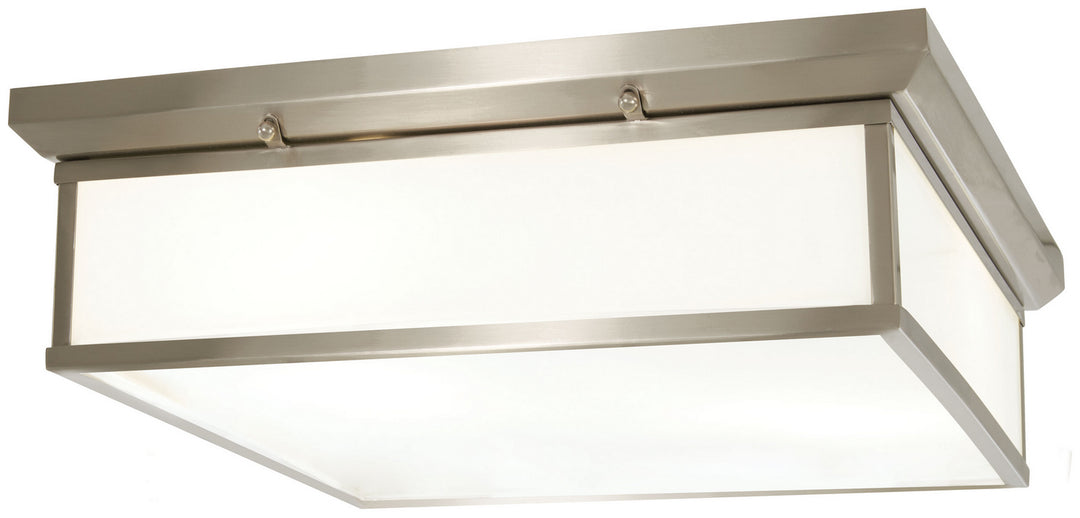 LED Flush Mount in Brushed Nickel - available from The Lighting Shoppe, trusted by Canadian homeowners