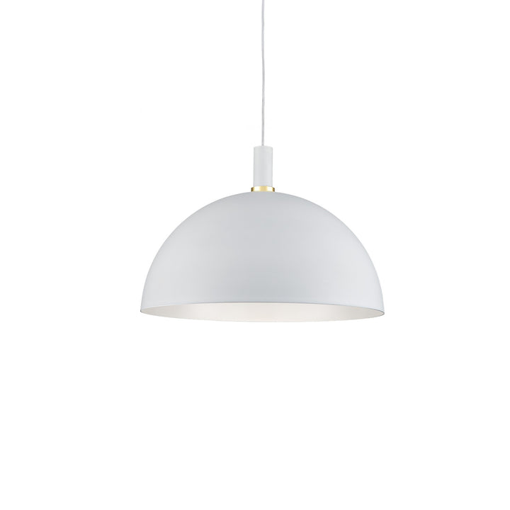 Kuzco Canada - 492324-WH/GD - One Light Pendant - Archibald - White With Gold Detail