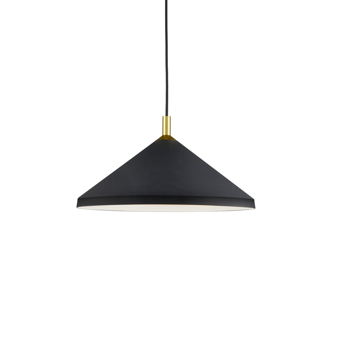 Kuzco Canada - 493118-BK/GD - One Light Pendant - Dorothy - Black With Gold Detail