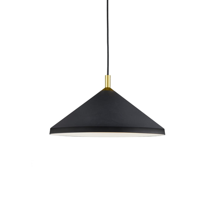 Kuzco Canada - 493118-BK/GD - One Light Pendant - Dorothy - Black With Gold Detail