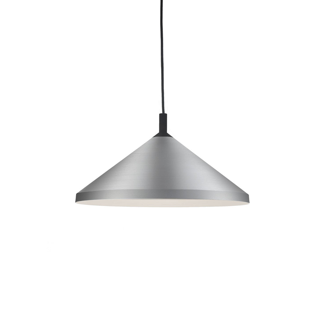 Kuzco Canada - 493118-BN/BK - One Light Pendant - Dorothy - Brushed Nickel With Black Detail