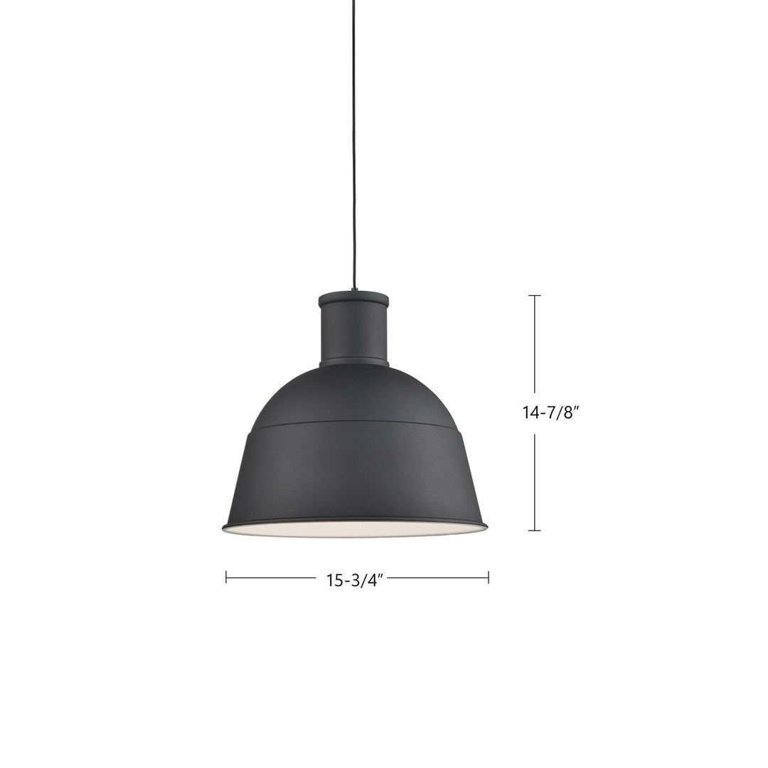 Kuzco Canada - 493516-BK - One Light Pendant - Irving - Black