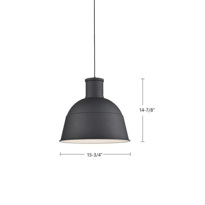 Kuzco Canada - 493516-BK - One Light Pendant - Irving - Black