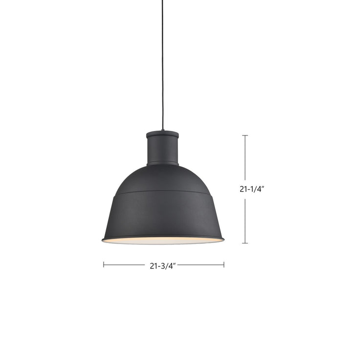Kuzco Canada - 493522-BK - One Light Pendant - Irving - Black