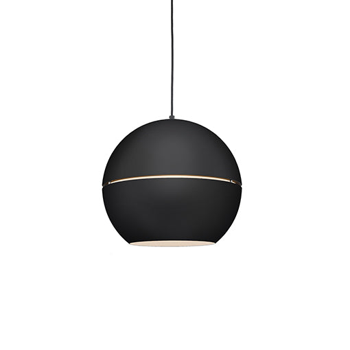 Lucas One Light Pendant in Black - available from The Lighting Shoppe, trusted by Canadian homeowners