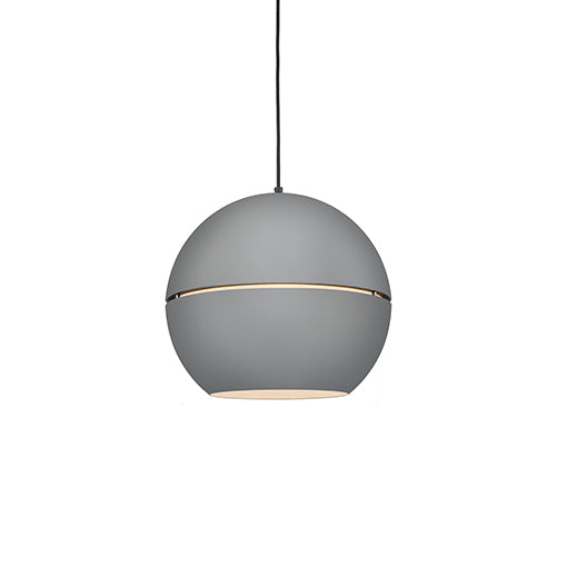Lucas One Light Pendant in Gray - available from The Lighting Shoppe, trusted by Canadian homeowners