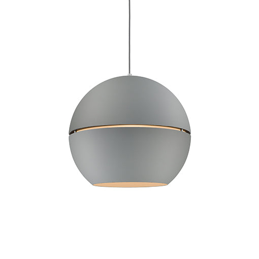 Lucas One Light Pendant in Gray - available from The Lighting Shoppe, trusted by Canadian homeowners