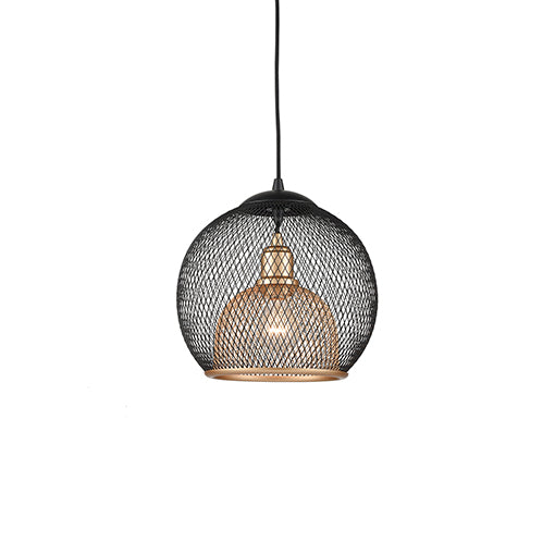 Kuzco Canada - 494412-BK/GD - One Light Pendant - Gibraltar - Black/Gold