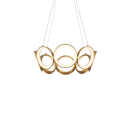 Kuzco Canada - CH94824-AN - LED Chandelier - Oros - Antique Brass