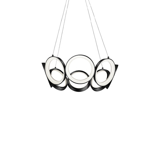 Kuzco Canada - CH94824-BK - LED Chandelier - Oros - Black