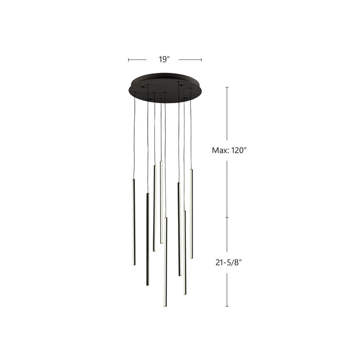 Kuzco Canada - MP14919-BK - LED Pendant - Chute - Black