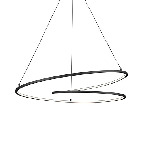 Kuzco Canada - PD11132-BK - LED Pendant - Twist - Black