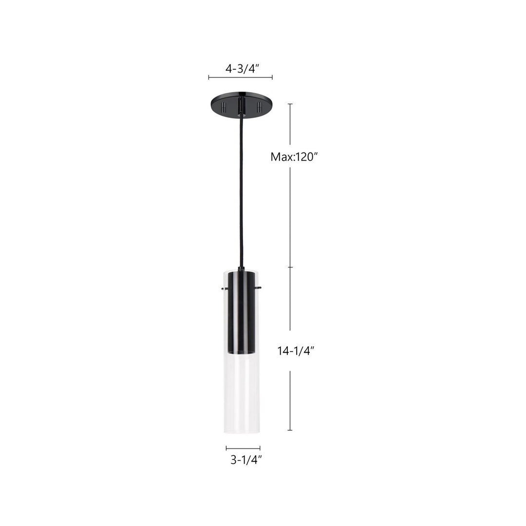 Kuzco Canada - PD21703-BK - LED Pendant - Lena - Black