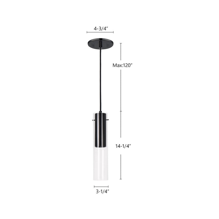 Kuzco Canada - PD21703-BK - LED Pendant - Lena - Black