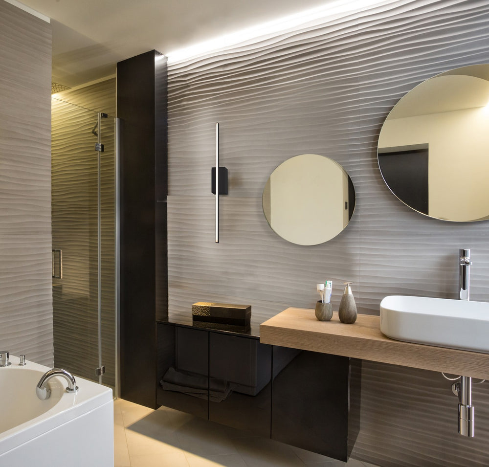 Kuzco Canada - WS18236-BK - LED Wall Sconce - Vega Minor - Black