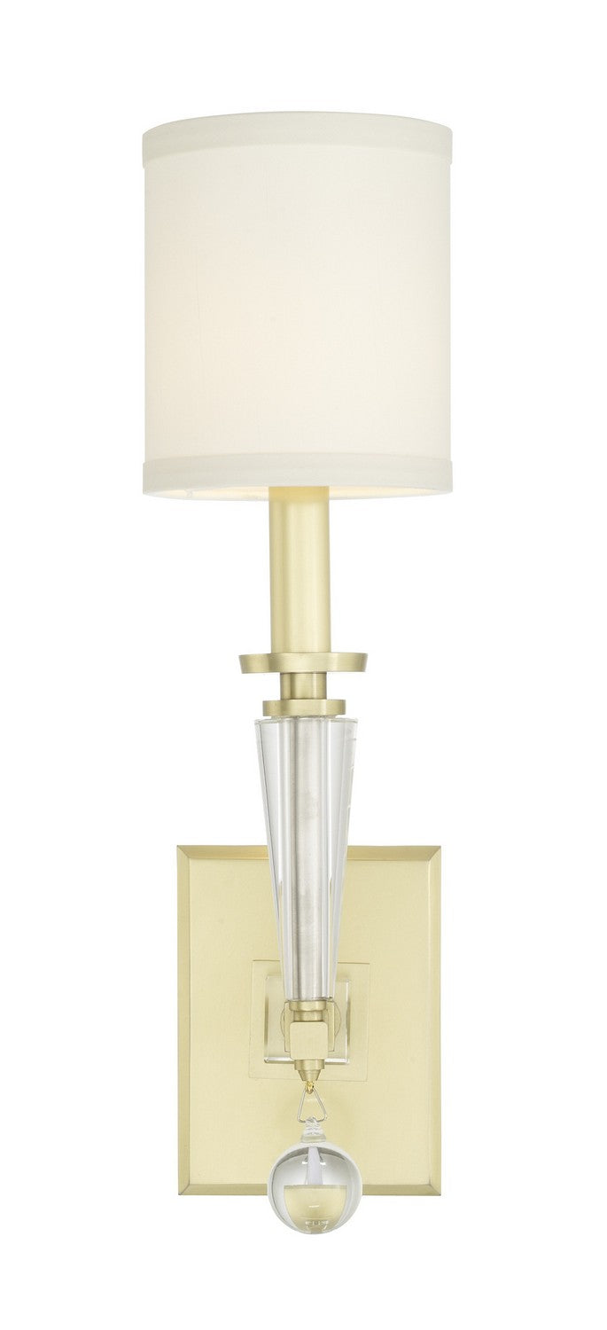 Crystorama - 8101-AG - One Light Wall Sconce - Paxton - Aged Brass