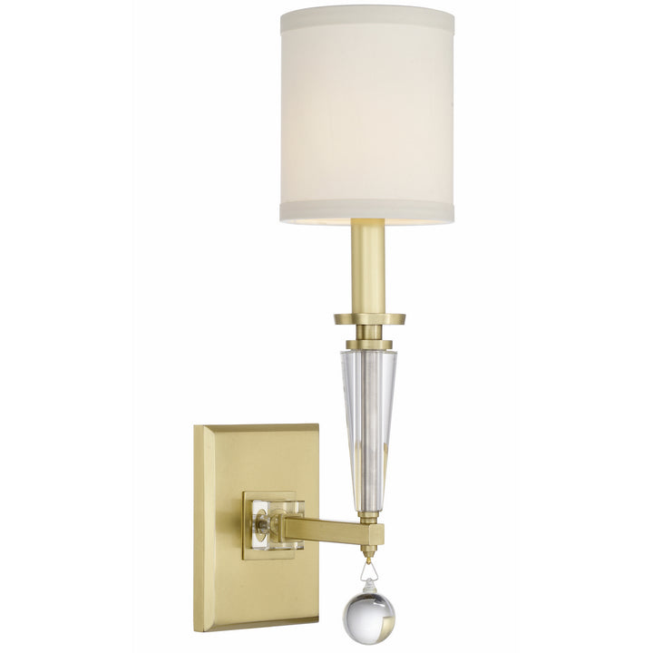 Paxton One Light Wall Sconce in Aged Brass - available from The Lighting Shoppe, trusted by Canadian homeowners