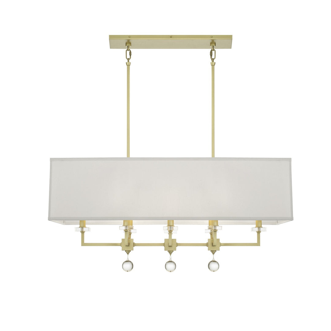 Paxton Eight Light Chandelier in Aged Brass - available from The Lighting Shoppe, trusted by Canadian homeowners