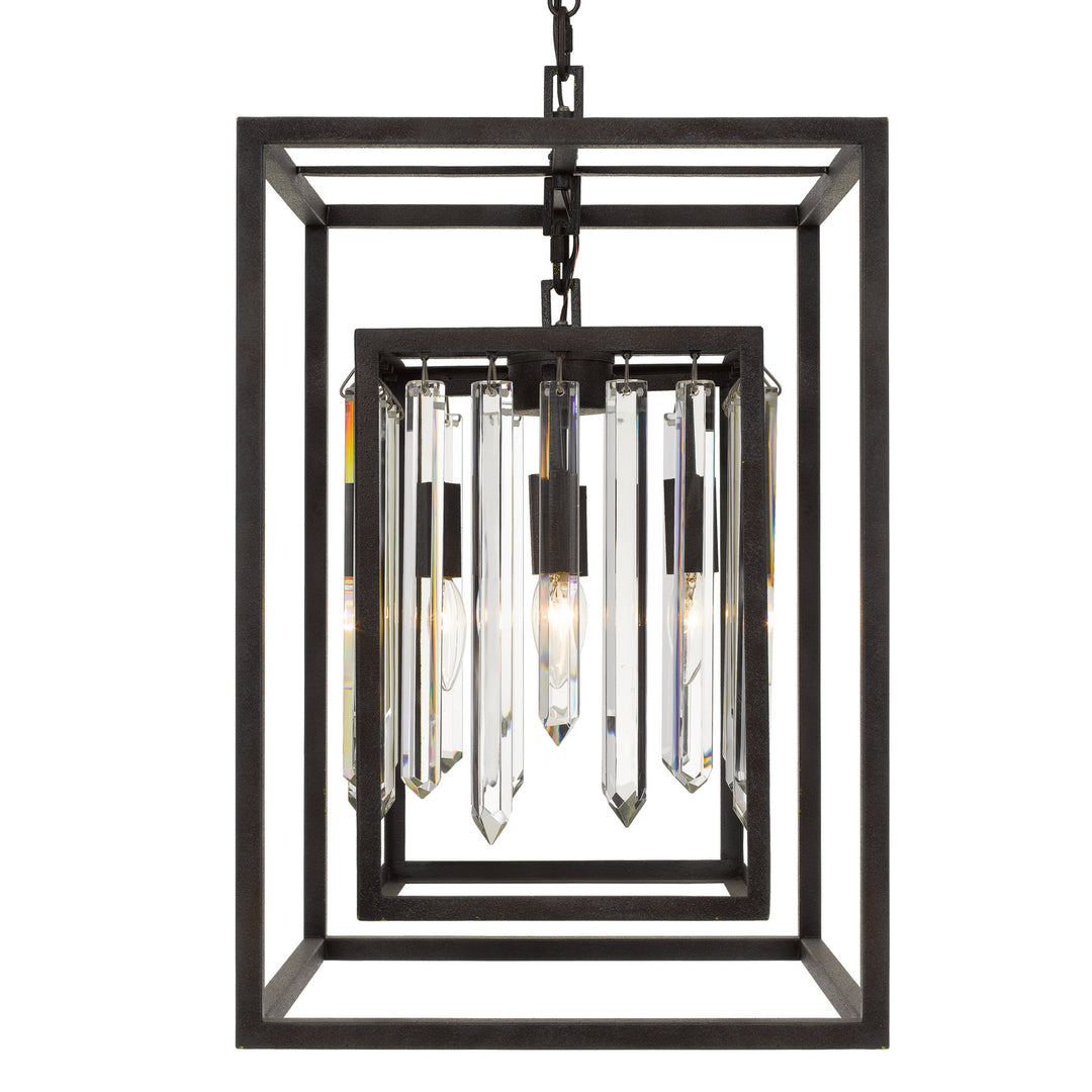 Hollis Four Light Chandelier in Forged Bronze - available from The Lighting Shoppe, trusted by Canadian homeowners